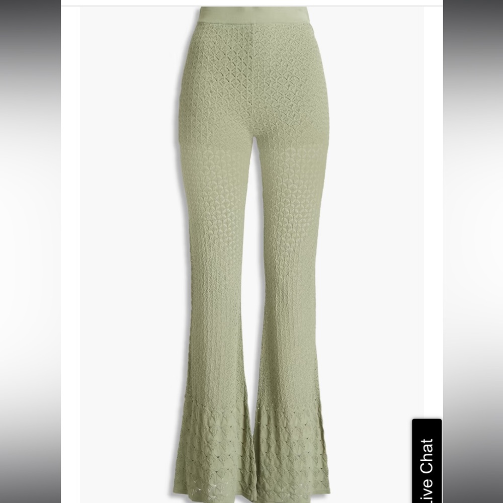 Lissandro crochet-knit flared pants